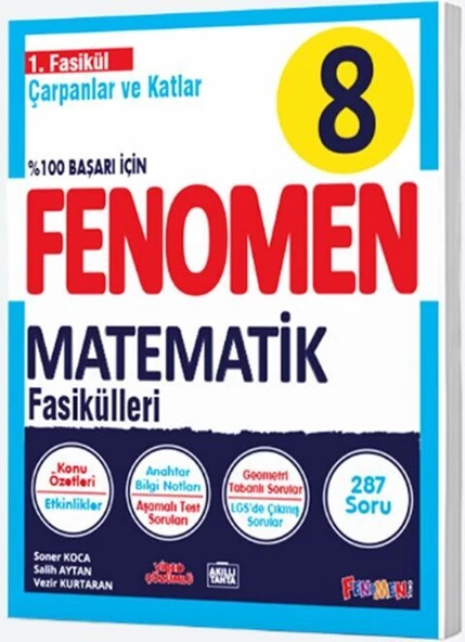 Fenomen Okul Yayınları 8. Sınıf Matematik Fenomen Fasikül 1 Çarpanlara Ayırma ürün görseli 1