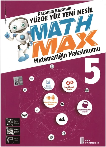 Ata 5.Sınıf Math Max Soru Bankası -18 Deneme Sınavı - Resim 3