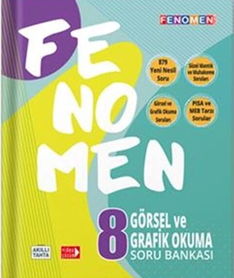 Fenomen Okul Yayınları 8. Sınıf Görsel Grafik Tablo ve Sözel Mantık Soru Bankası ürün görseli 1