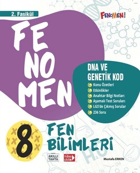 Fenomen Okul Yayınları 8. Sınıf LGS Fen Bilimleri Dna ve Genetik Kod 2. Fasikül ürün görseli 1