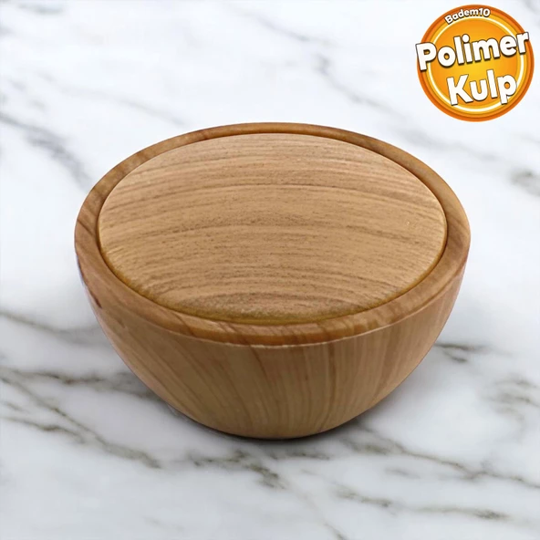 Piyano Polimer Düğme Kulp Dışbükey Ceviz Dolap Mobilya Mutfak Dolabı Çekmece Kulpu Kulbu ürün görseli 1