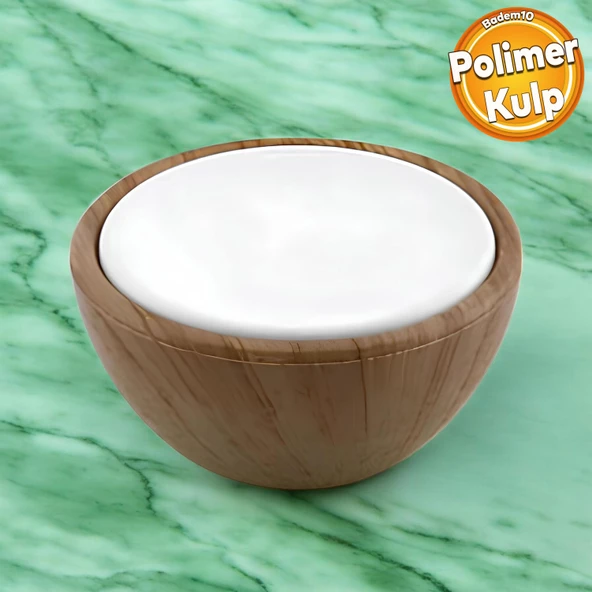 Piyano Polimer Düğme Kulp İçbükey Ceviz Beyaz Dolap Mobilya Mutfak Dolabı Çekmece Kulpu Kulbu ürün görseli 1