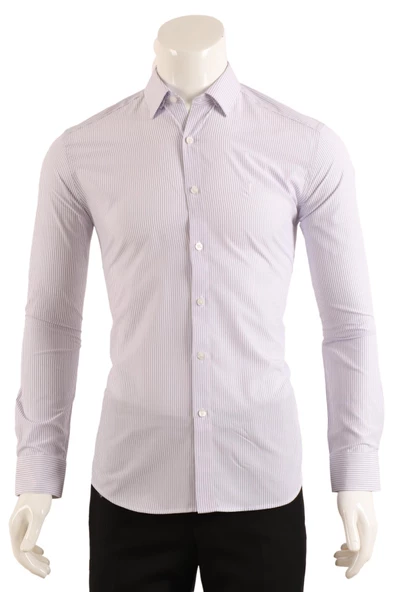 Slim Fit Erkek Gömlek - Resim 10