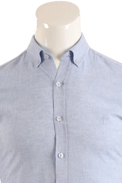 Slim Fit Erkek Gömlek - Resim 12