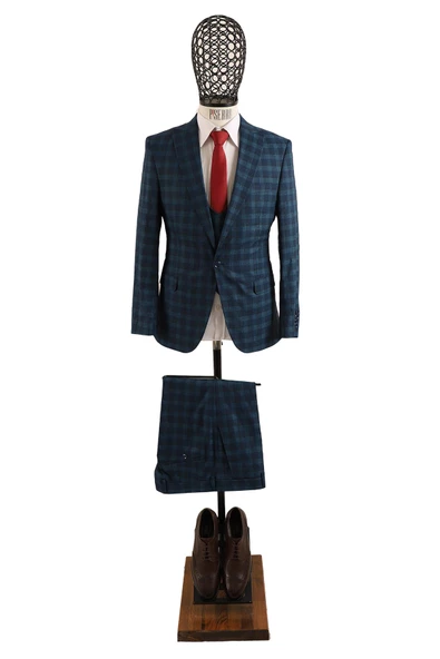Yelekli Slim Fit Takım Elbise ürün görseli 1