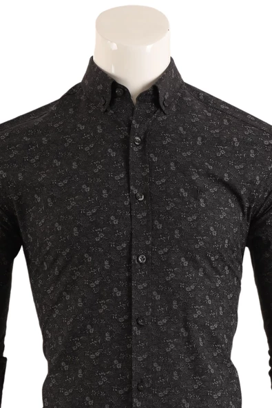 Slim Fit Erkek Gömlek - Resim 3