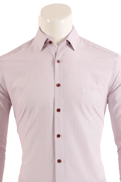 Slim Fit Erkek Gömlek - Resim 3