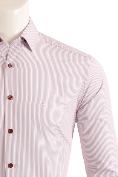 Slim Fit Erkek Gömlek - Resim 5