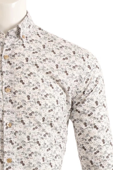 Slim Fit Erkek Gömlek - Resim 9