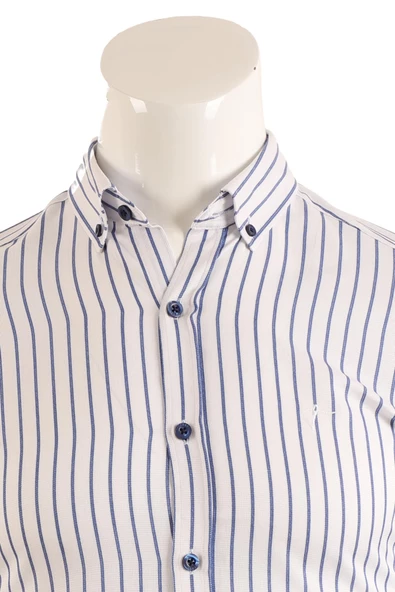 Slim Fit Erkek Gömlek - Resim 4