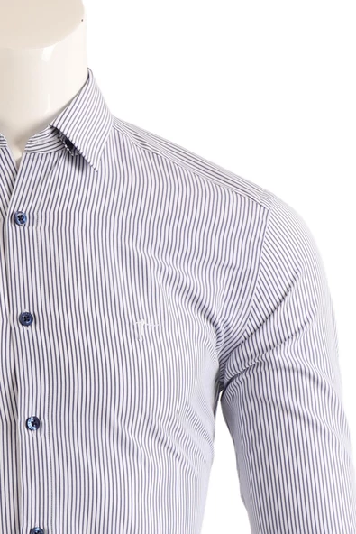 Slim Fit Erkek Gömlek - Resim 5