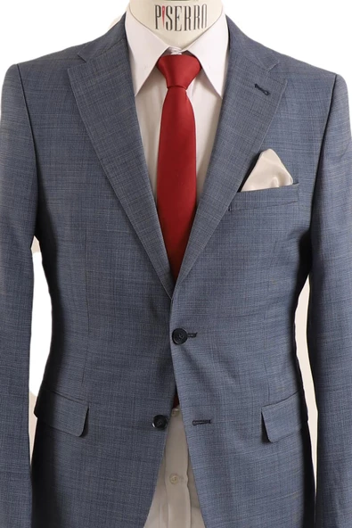 Slim Fit Erkek Takım Elbise - Resim 4