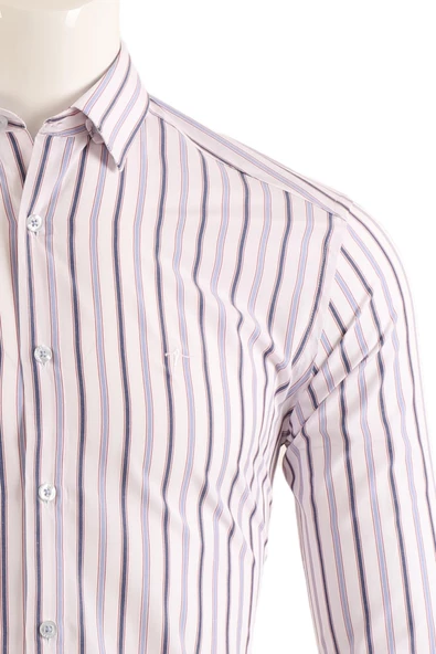 Slim Fit Erkek Gömlek - Resim 9