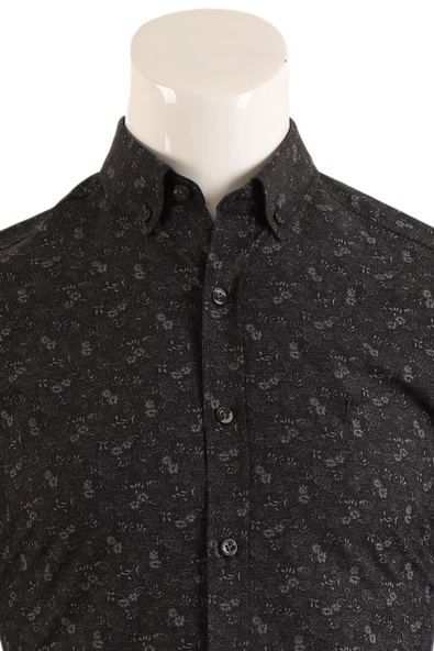 Slim Fit Erkek Gömlek - Resim 4