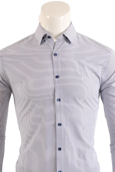 Slim Fit Erkek Gömlek - Resim 3