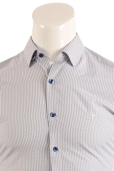 Slim Fit Erkek Gömlek - Resim 4
