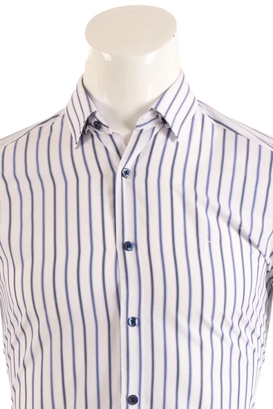 Slim Fit Erkek Gömlek - Resim 4