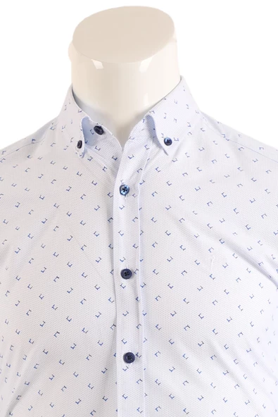 Slim Fit Erkek Gömlek - Resim 4