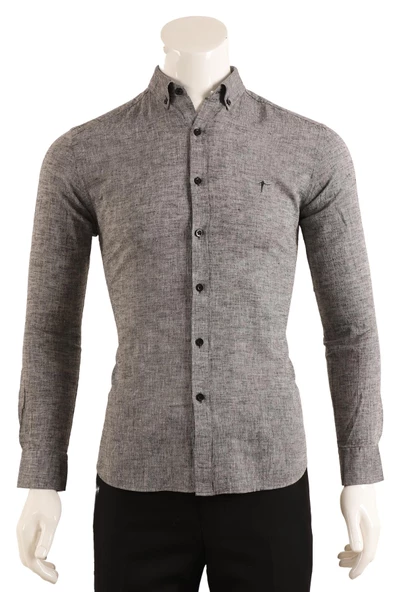 Slim Fit Erkek Gömlek ürün görseli 1