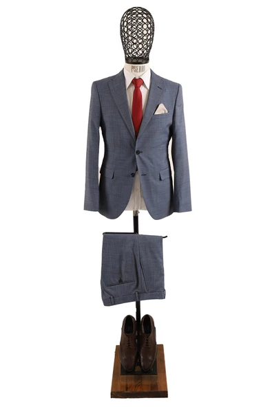 Slim Fit Erkek Takım Elbise - Resim 2