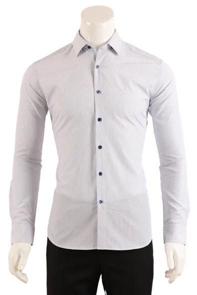 Slim Fit Erkek Gömlek - Resim 10