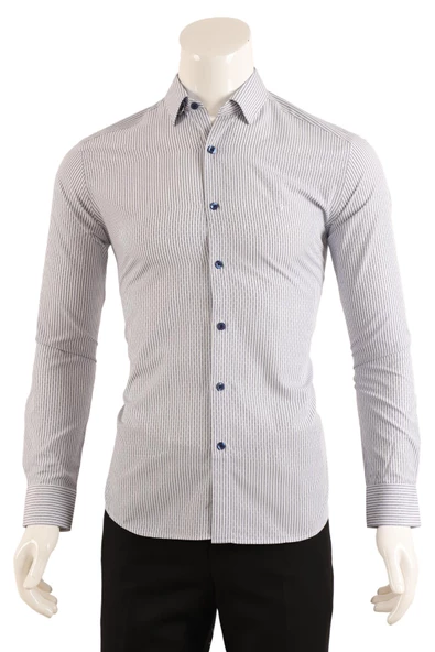 Slim Fit Erkek Gömlek ürün görseli 1