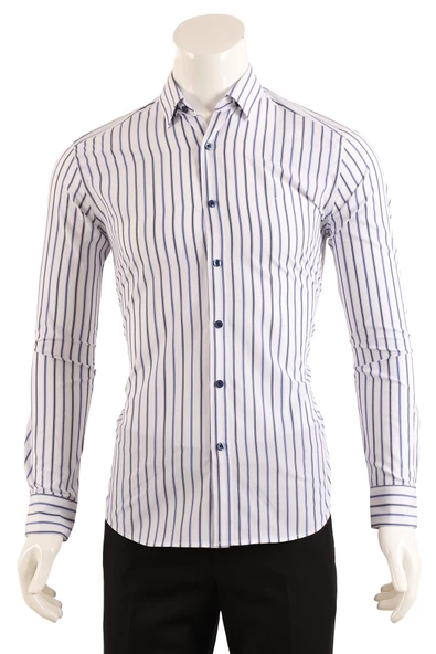 Slim Fit Erkek Gömlek ürün görseli 1
