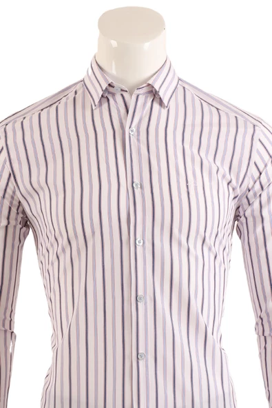 Slim Fit Erkek Gömlek - Resim 7