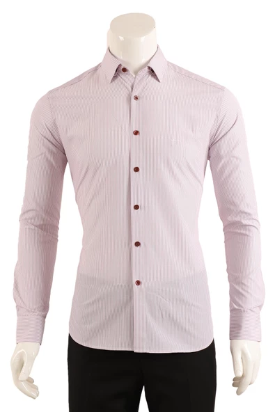 Slim Fit Erkek Gömlek - Resim 2