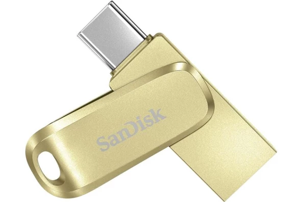 SanDisk Ultra Dual Drive Luxe 512GB SDDDC4-512G-G46GD TYPE-C Gold Usb Bellek ürün görseli 1