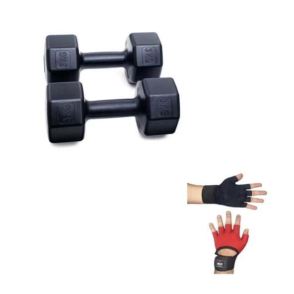 3 KG DAMBIL X 2 ADET  (6 KG) + BODY ELDİVENİ ürün görseli 1