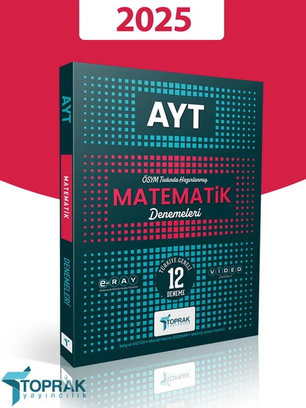 Toprak 2025 Model AYT Matematik 12'li Deneme ürün görseli 1
