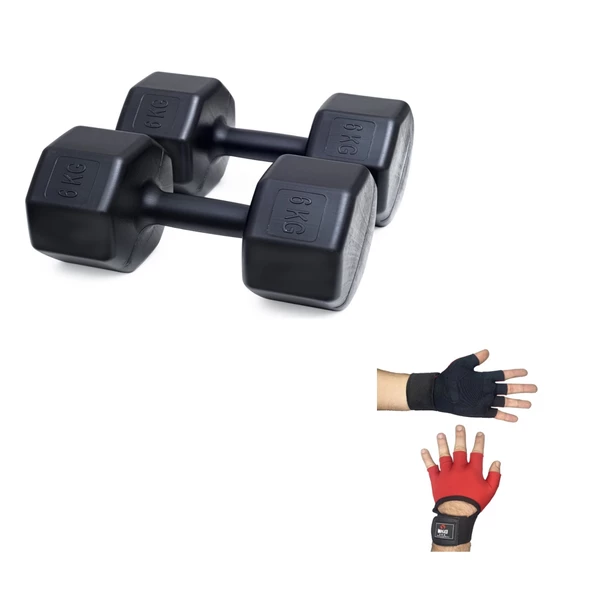 PS SPOR 6 KG DAMBIL X 2 ADET(12 KG) + BODY ELDİVENİ ürün görseli 1