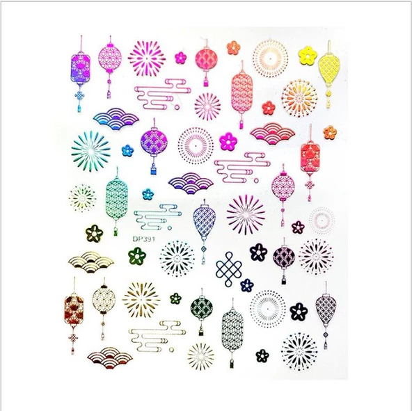 Tırnak Sticker DP0391 ürün görseli 1