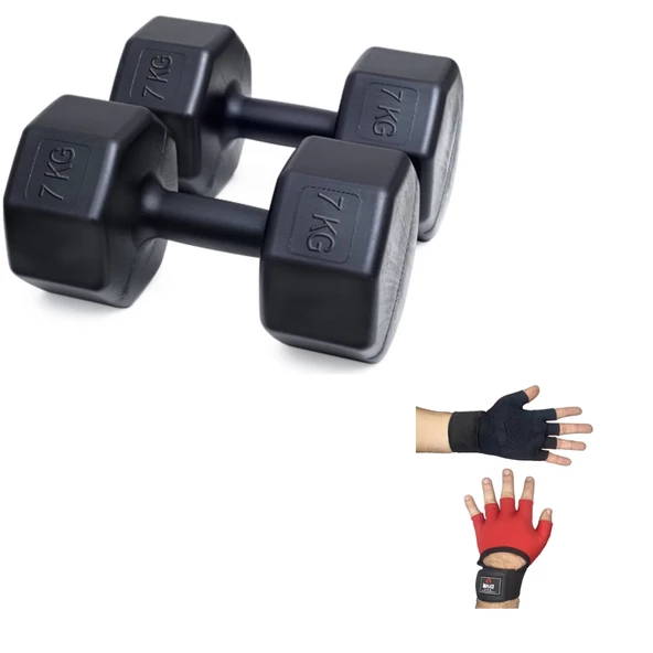 7 KG DAMBIL X 2 ADET (14 KG) + BODY ELDİVENİ ürün görseli 1