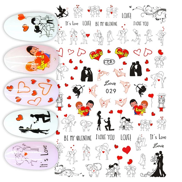 Tırnak Sticker ABA029 ürün görseli 1