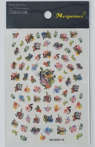 Tırnak Sticker MG160605-09 ürün görseli 1