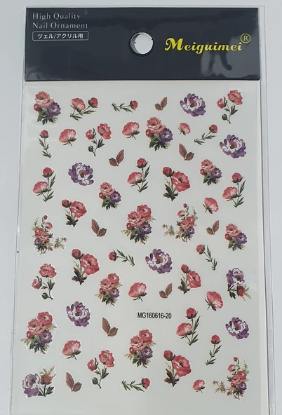 Tırnak Sticker MG160616-20 ürün görseli 1