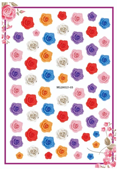 Tırnak Sticker MG200321-03 ürün görseli 1