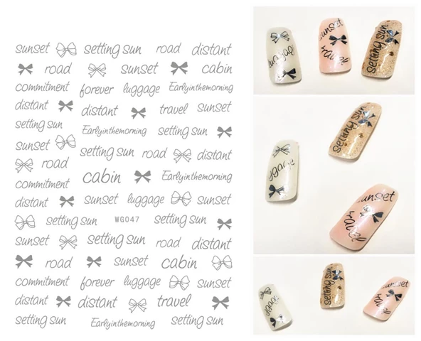 Tırnak Sticker WG-047 W ürün görseli 1