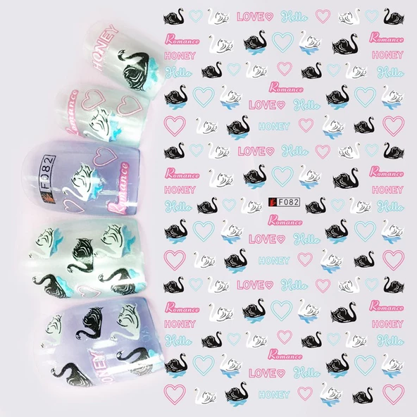 Tırnak Sticker F-082 ürün görseli 1
