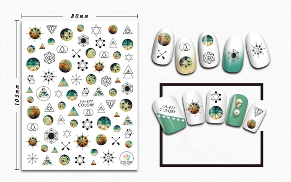 Tırnak Stickerı - Resim 3