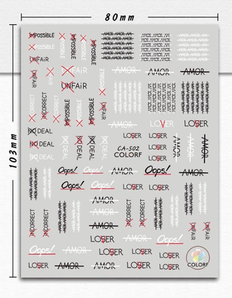 Tırnak Sticker ürün görseli 1