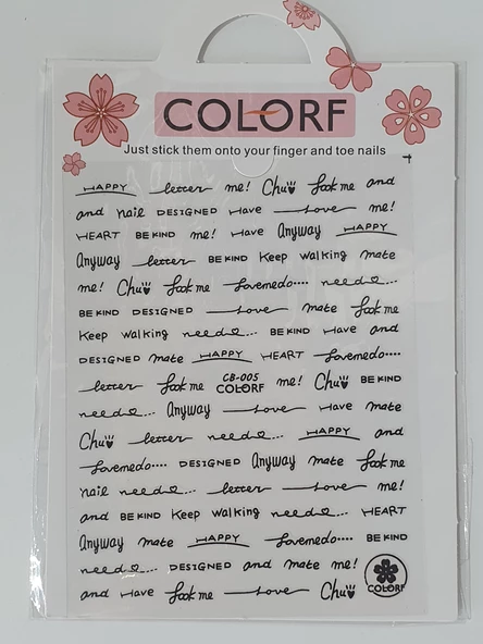 Tırnak Sticker CB-005 B - Resim 2