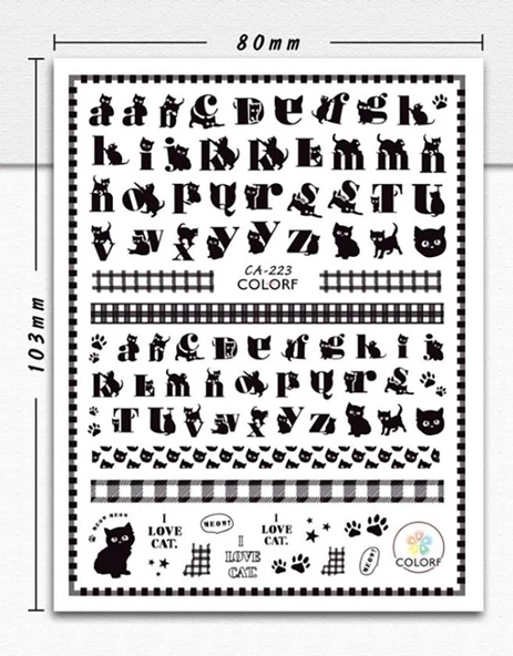 Tırnak Sticker ürün görseli 1