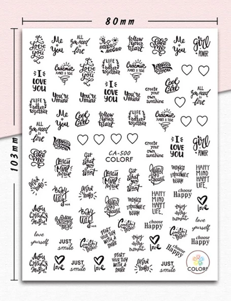 Tırnak Sticker ürün görseli 1