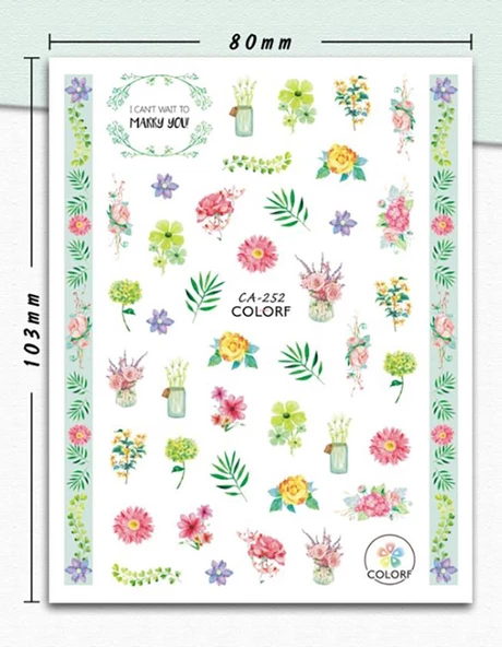 Tırnak Sticker ürün görseli 1