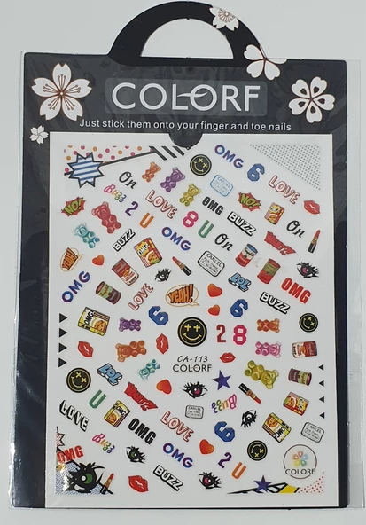 Tırnak Sticker - Resim 4