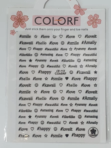 Tırnak Sticker CB-112 B - Resim 2