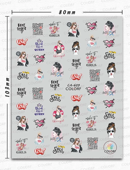 Tırnak Sticker ürün görseli 1